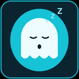 Sleepy ghost animated